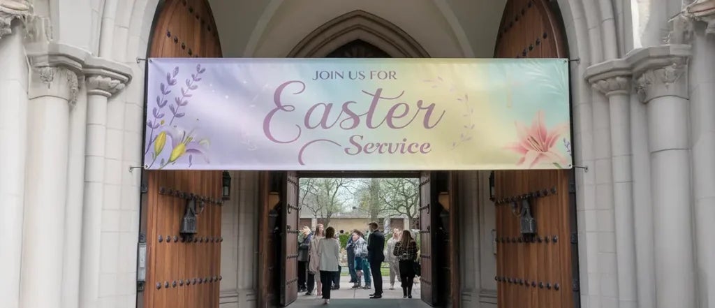 How to Use Custom Banners to Boost Your Church's Easter Service Marketing