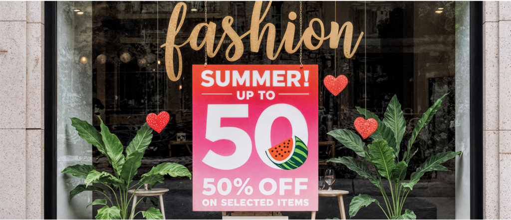 Get ready for summer promotions with must have signage