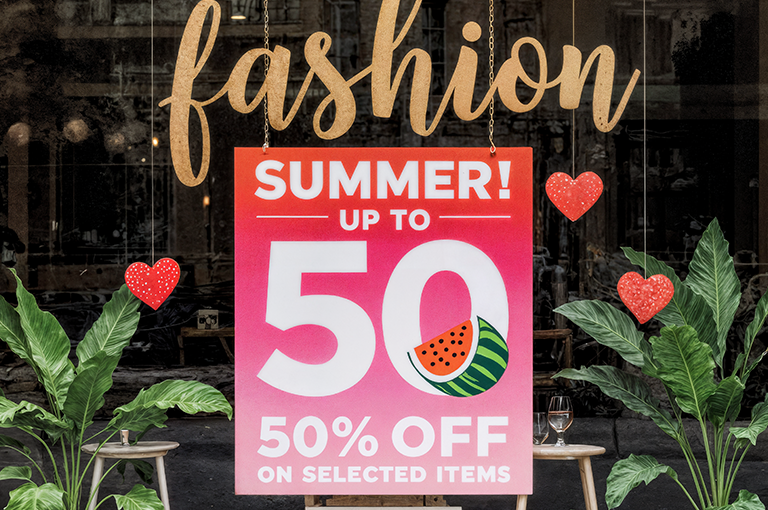 Must of Signage for Summer promotions