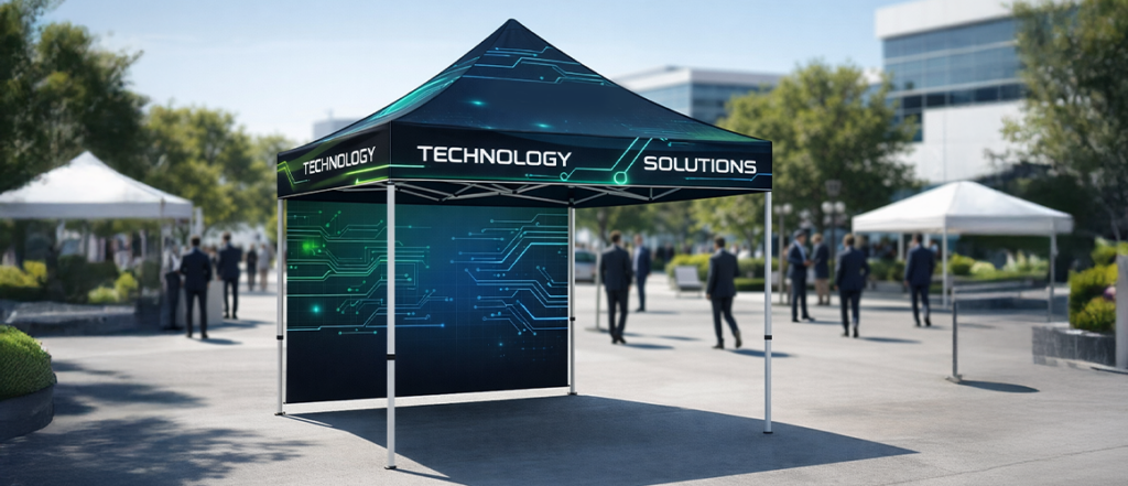 How Custom Canopy Tents Increase Open House Foot Traffic