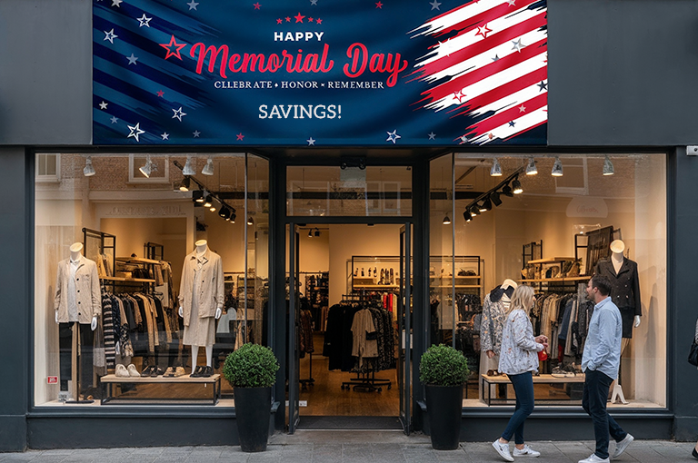 How to Use Banners and Flags for Memorial Day Promotions-768x510